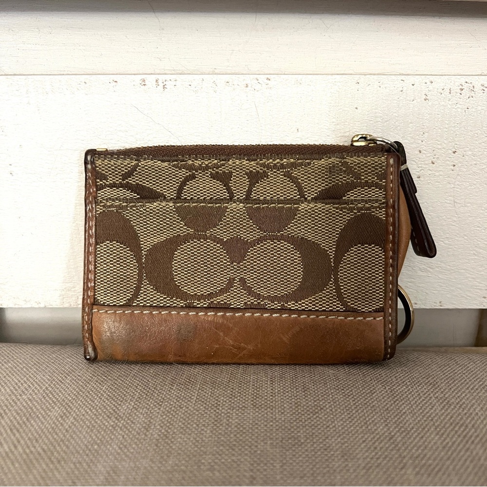 Coach Mini Card Case Wallet - Picture 2 of 2